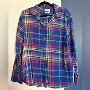 J. Crew Multicolor Plaid Shirt